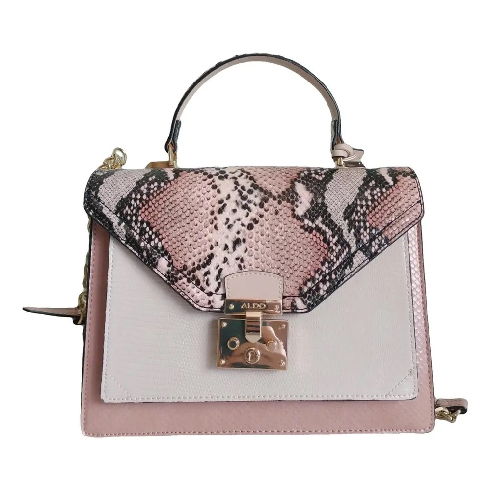 Aldo Pink Snakeskin Purse